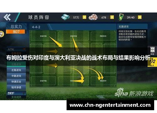 布姆拉受伤对印度与澳大利亚决战的战术布局与结果影响分析